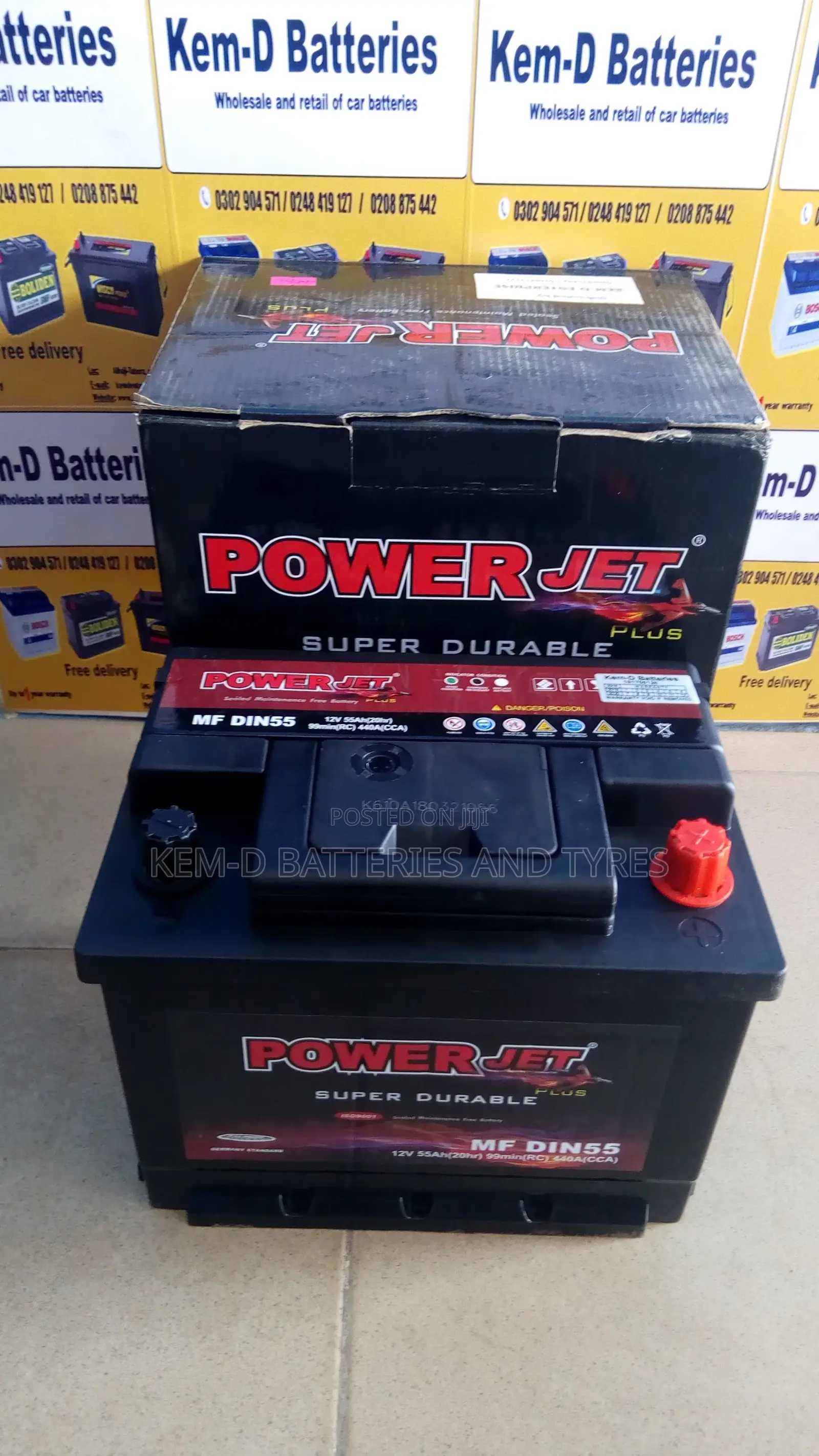 13 Plates Car Battery Jet Power Free Delivery