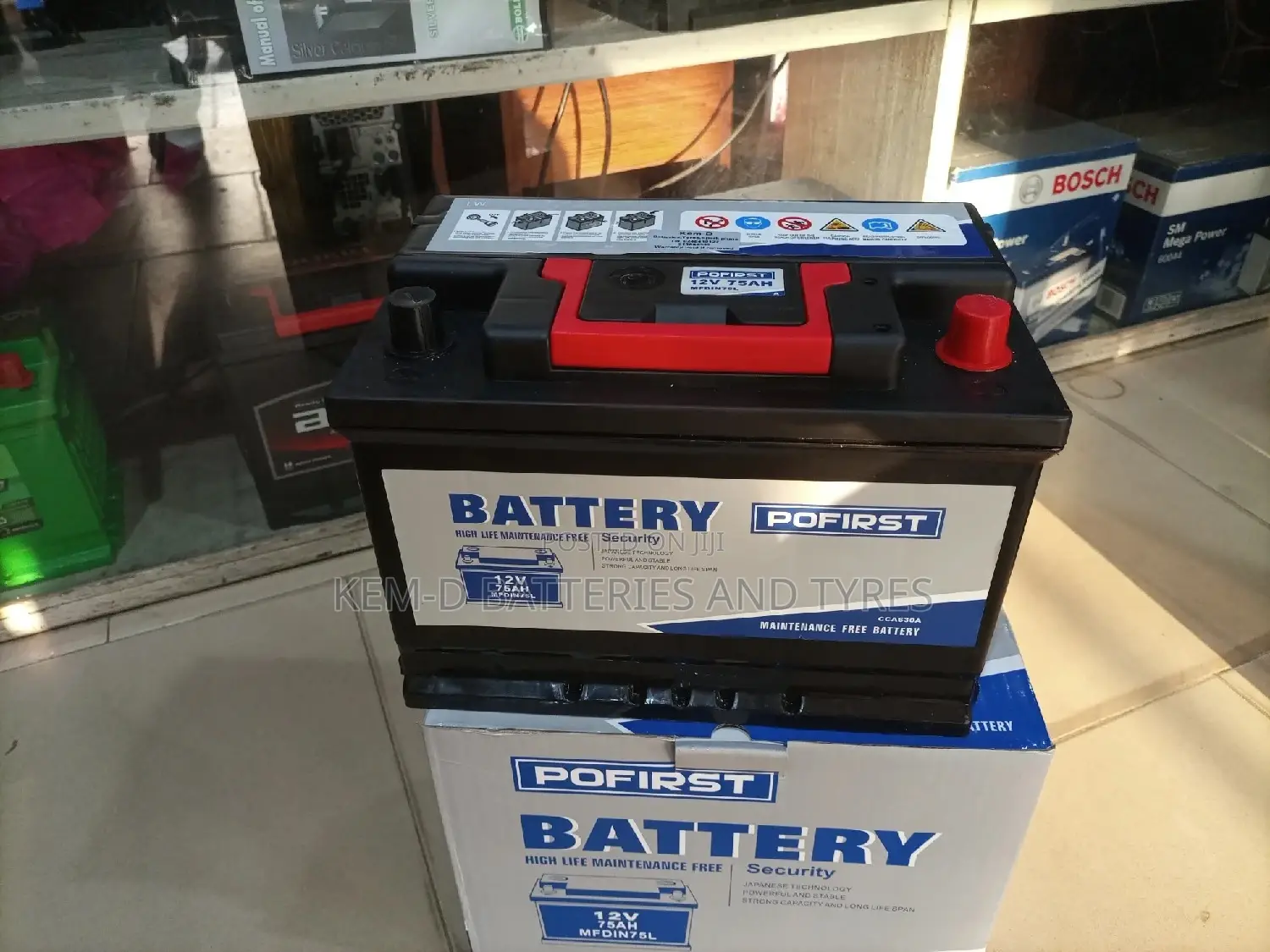 15 Plates Pofirst Battery + Free Delivery