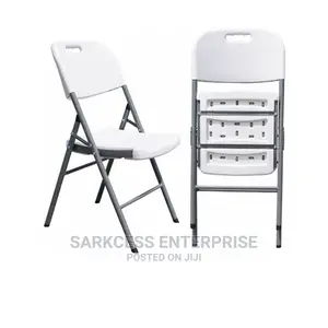 Events Chairs Foldable Plastic Chair - White