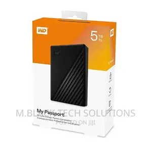 5tb Wd My Passport Portable External Hard Drive Hdd, Usb 3.0