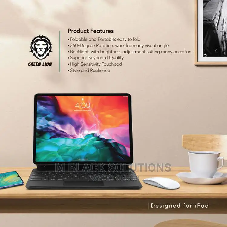 Green Lion Magnetic Keyboard for iPad A16/10.9/10th 2022