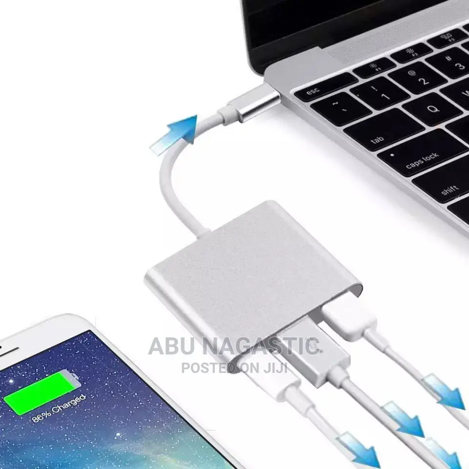 3in1type C to HDMI and USB 3.0 Adapter