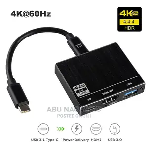 3in1 Type C to USB C USB Hub Converter