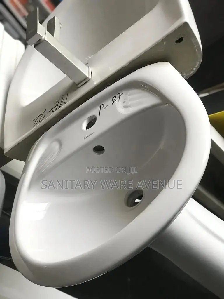 Bathroom Basin + Pedestal - Wash Hand Bowl - Small Basin