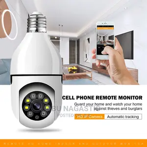 Single Dual Light Source 360 E27 CCTV Camera