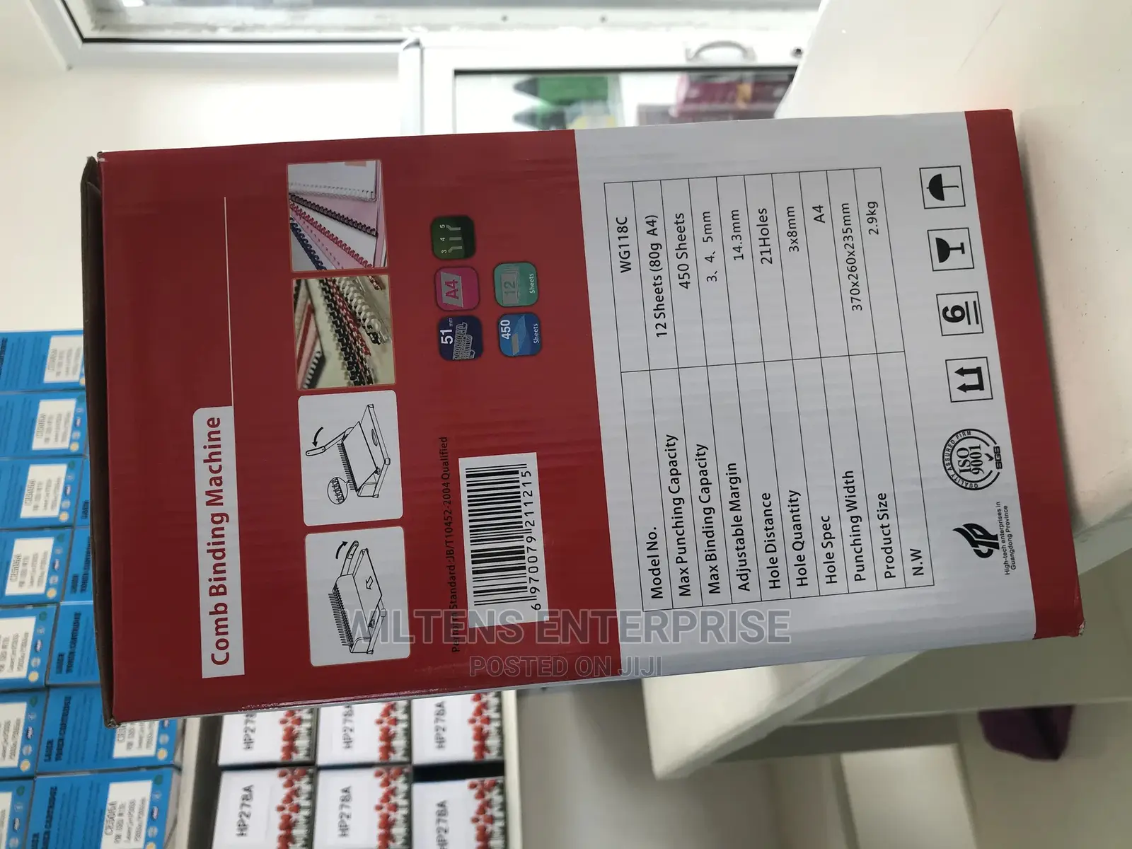 A4 Comb Binding Machine