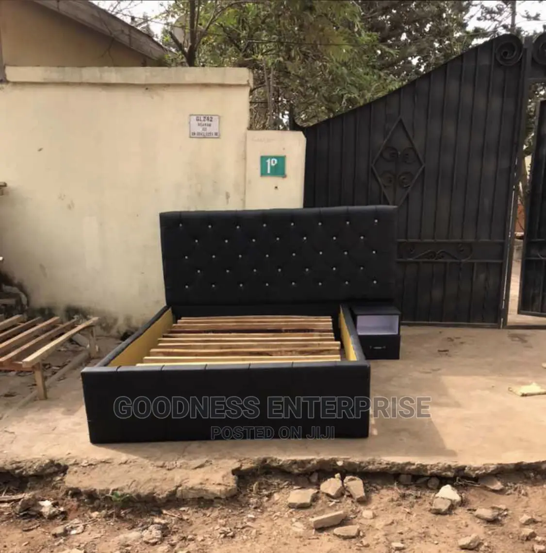 Foreign Double Bed With Drawer