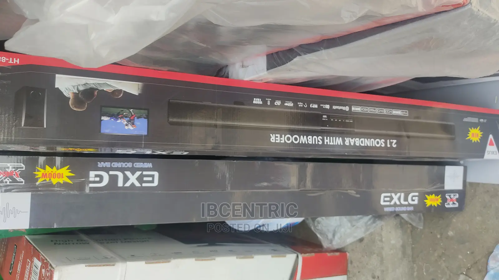 EXLG 2.1 Soundbar With Wireless Subwoofer