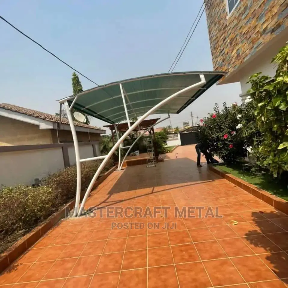 2 Cars Canopy Carport With Double Layered Tarpaulin Top