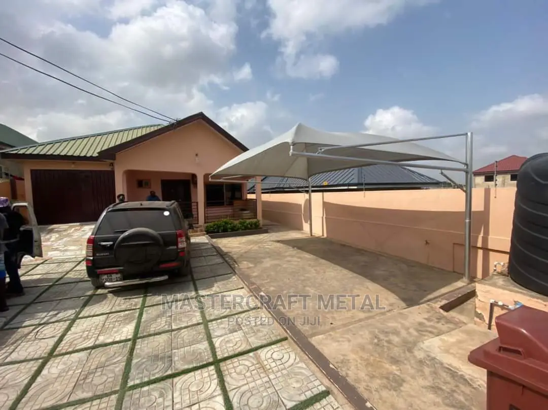Hangin Canopy Carport With Double Layered Tarpaulin Top