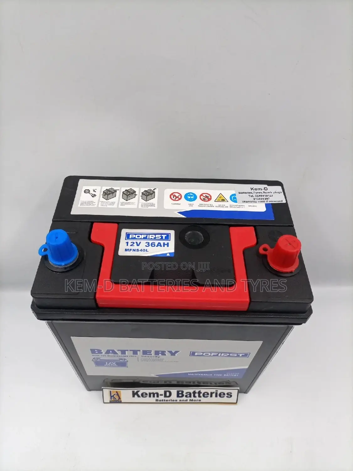 11 Plates Pofirst Car Battery - Free Delivery