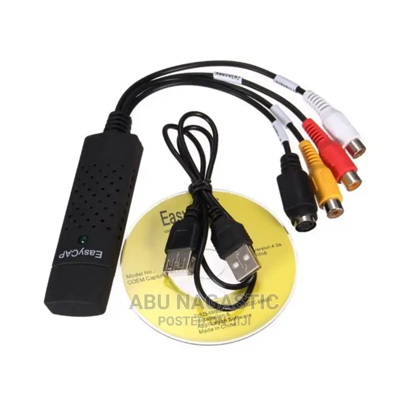 Portable Easy Cap USB Audio Video Capture Card Adapter