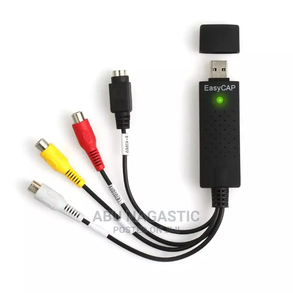 Portable Easy Cap USB Audio Video Capture Card Adapter