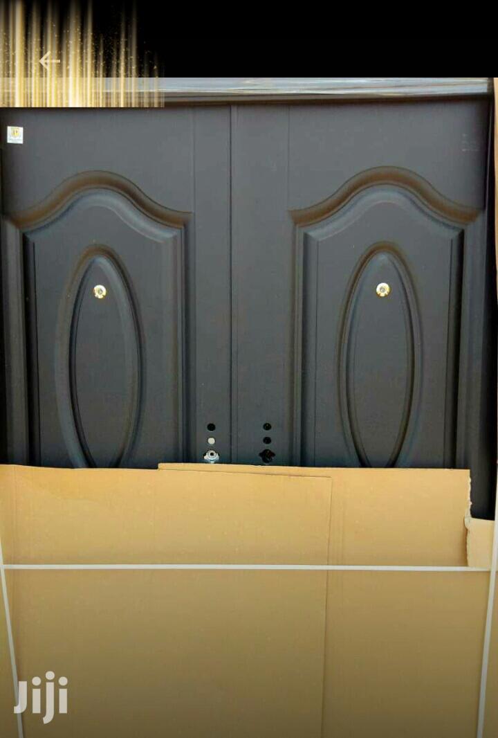 HM Double Steel Security Door+Locks and Door Handles