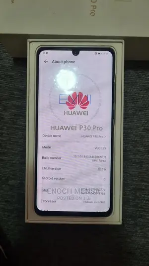 New Huawei P30 Pro 128 GB Black
