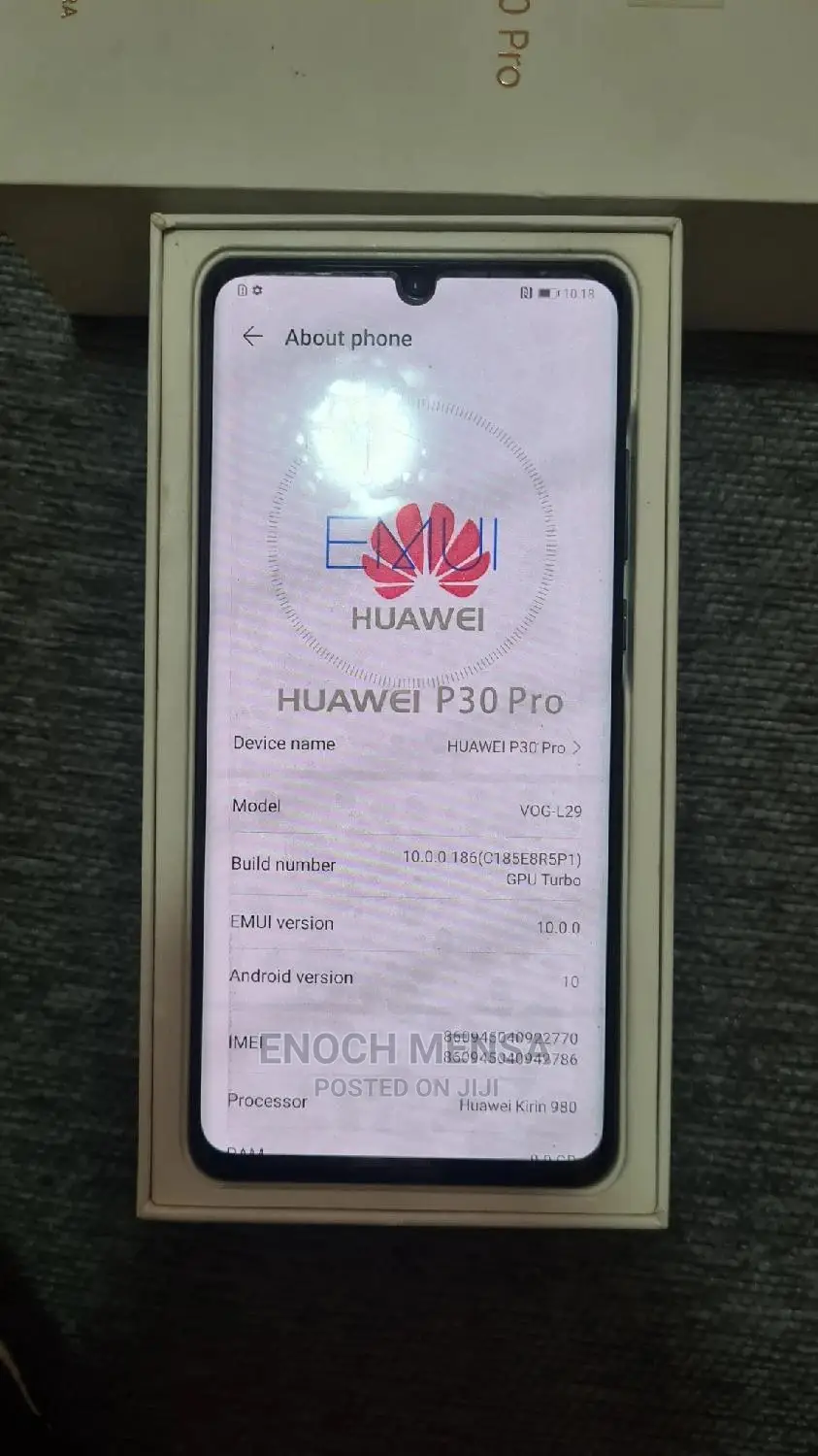 New Huawei P30 Pro 128 GB Black