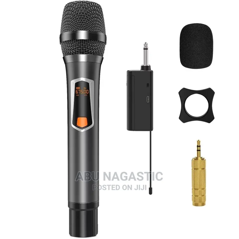 UHF Wireless Microphone With Receiver