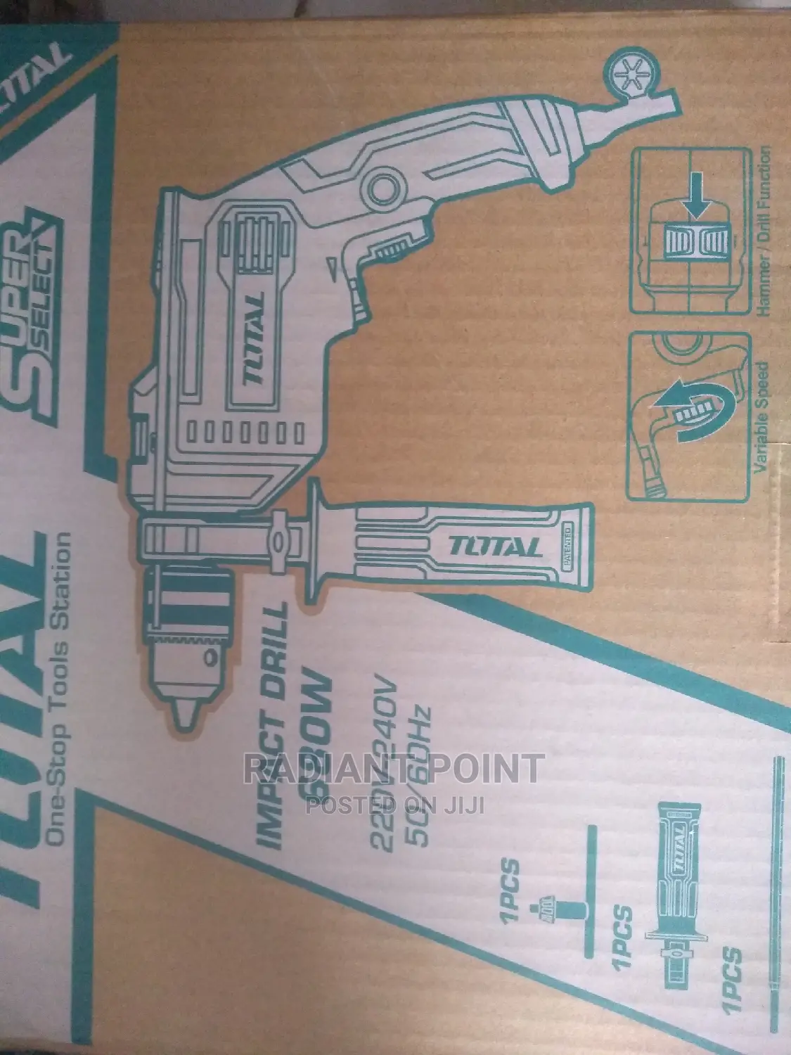 Total Impact Drill Machine 680w