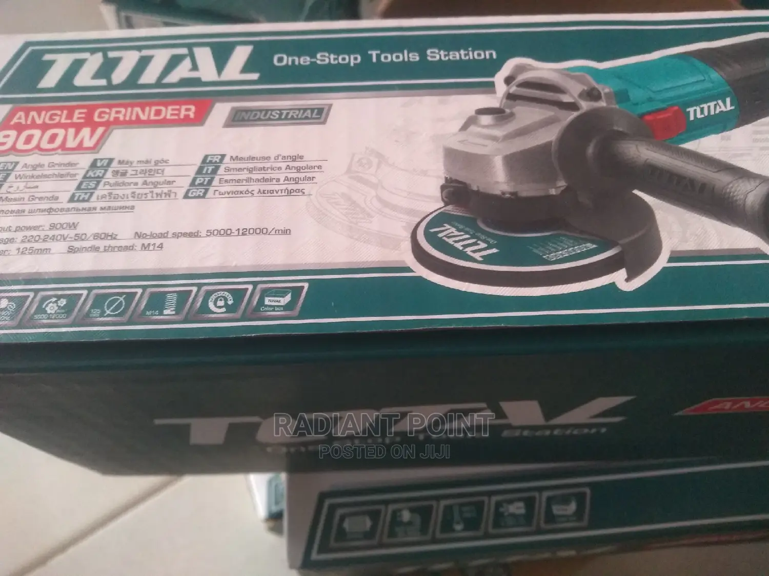 Total 900w Angle Grinder