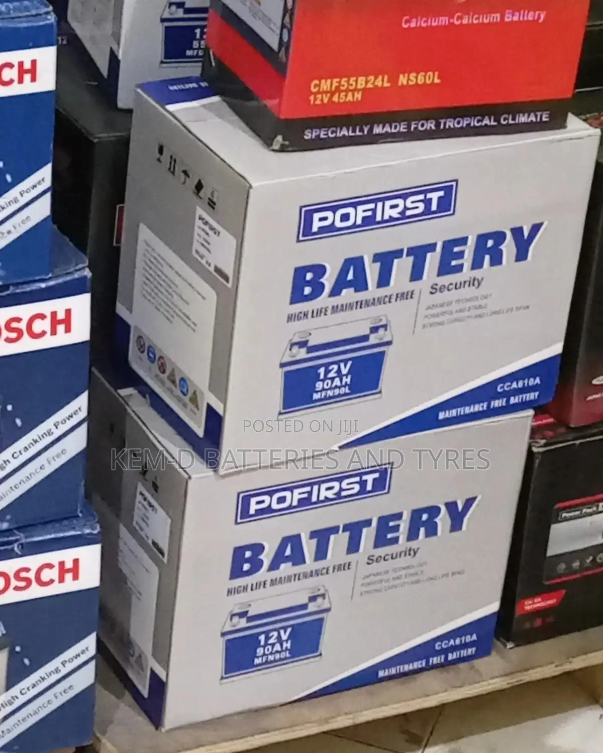 Pofirst 12v90ah L Battery - Free Delivery