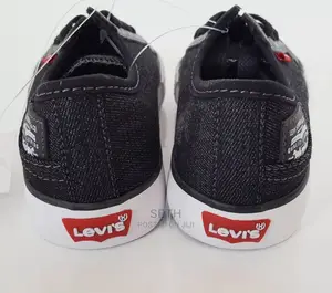 Levi's Shoes Kids Boys Black Denim Sneakers
