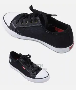 Levi's Shoes Kids Boys Black Denim Sneakers