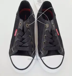 Levi's Shoes Kids Boys Black Denim Sneakers