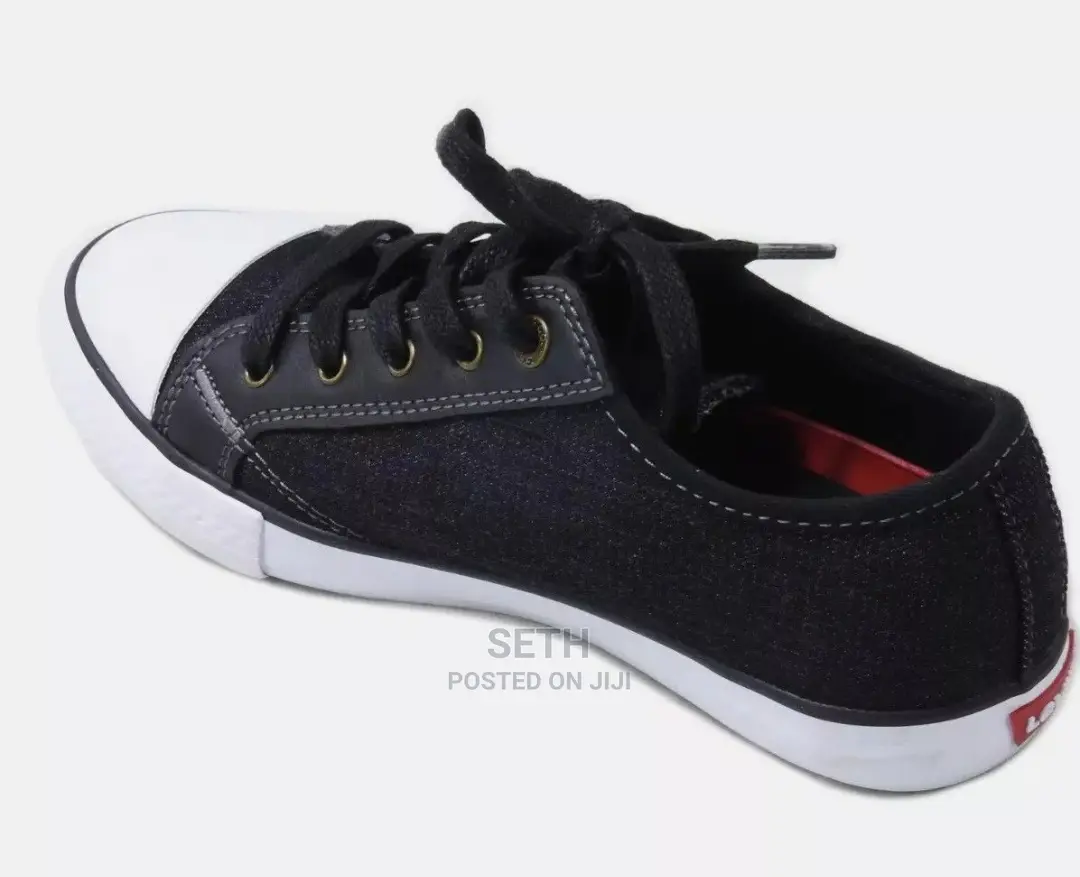 Levi's Shoes Kids Boys Black Denim Sneakers