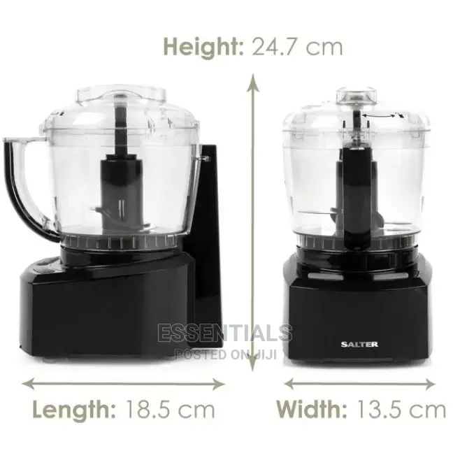 8 in 1 Compact Prep Pro Mini Chopper Food Processor 1L