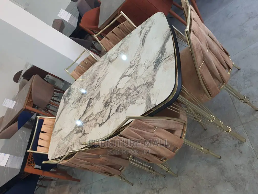 Modernized Dining Set With 6 Chairs. Free Delivery