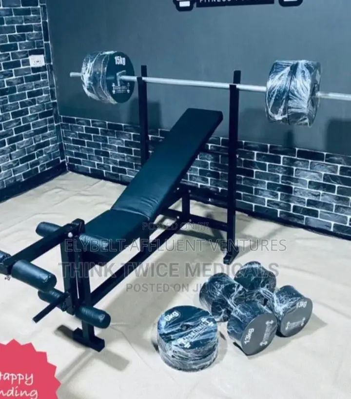 Weight Bench 70kg With Dumbbell