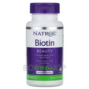 Photo - Natrol Biotin(Hair Growth Vitamins) - 10,000mcg (100 Tabs)