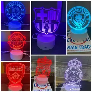 Soccer Teams 3D Lamp Decors