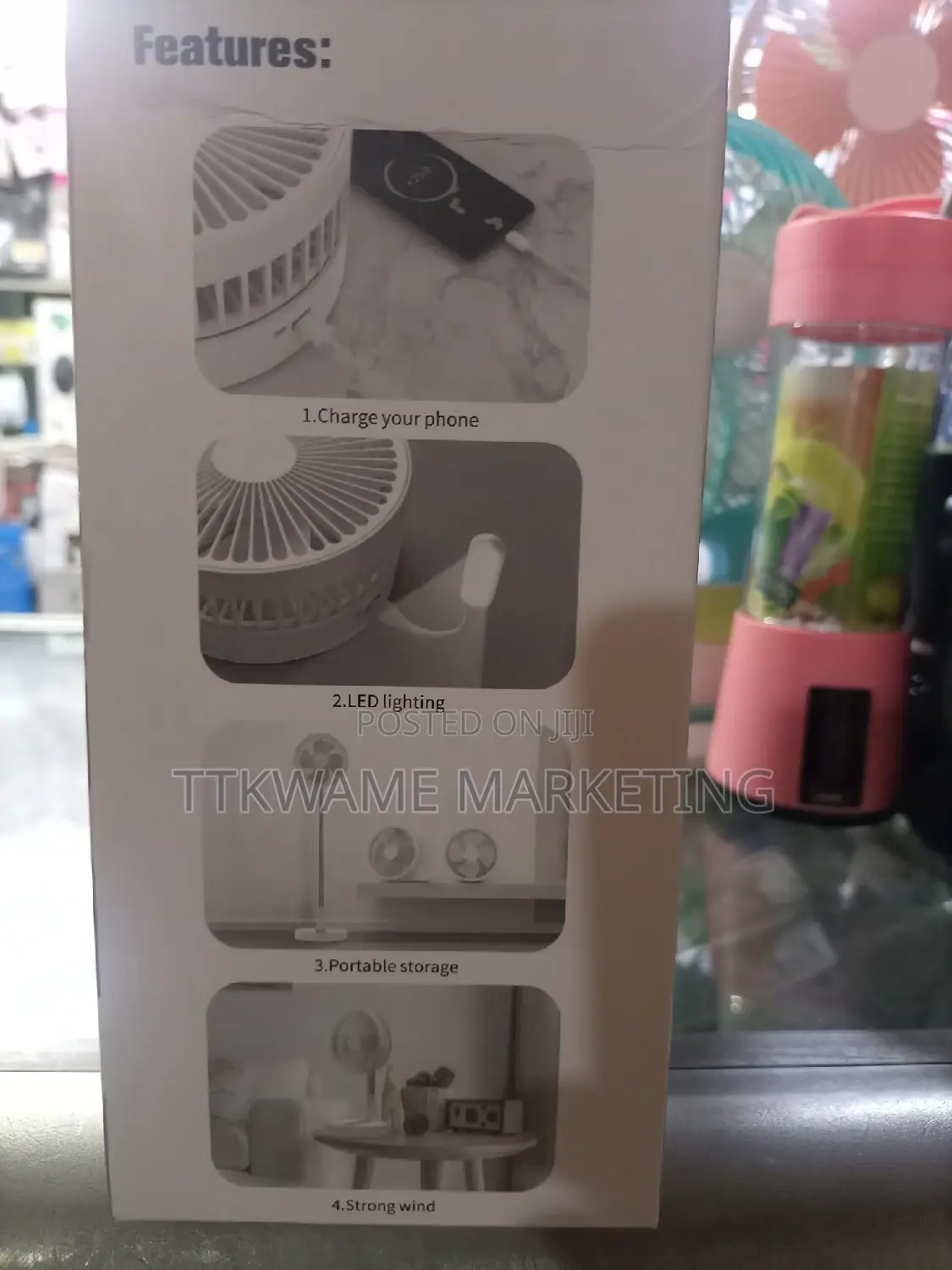 Table Top Fan Rechargeable