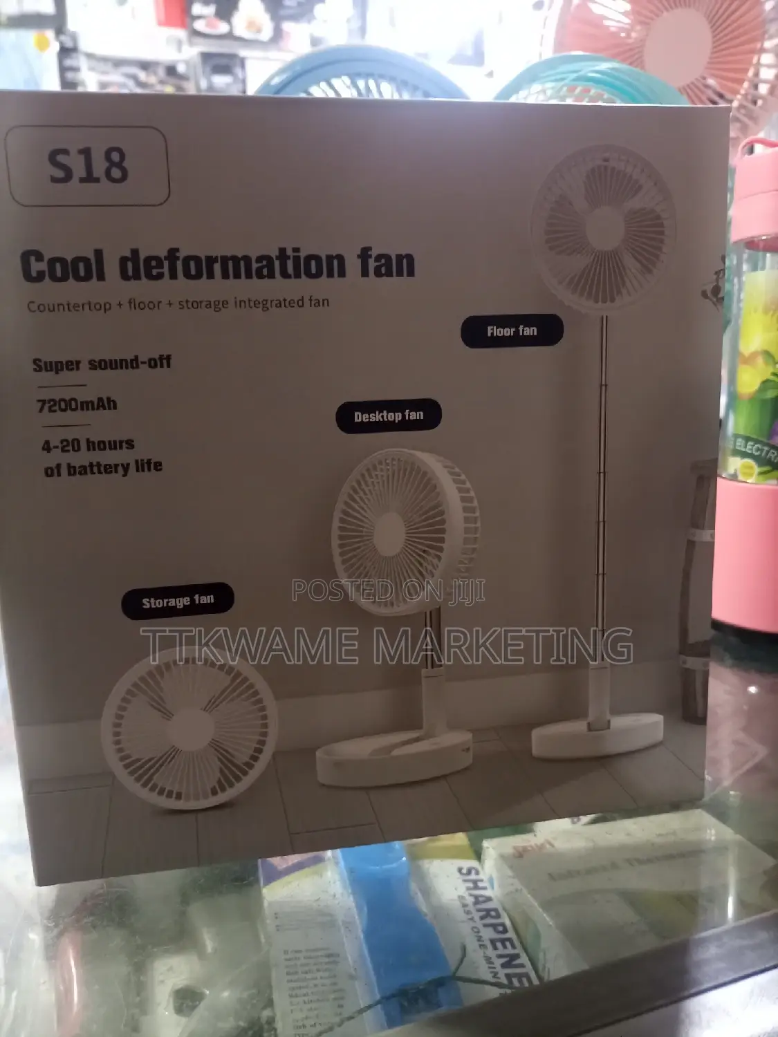 Table Top Fan Rechargeable