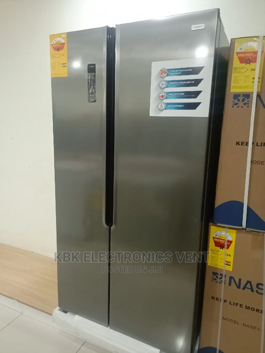 Nasco 350ltr Side/Side Refrigerator