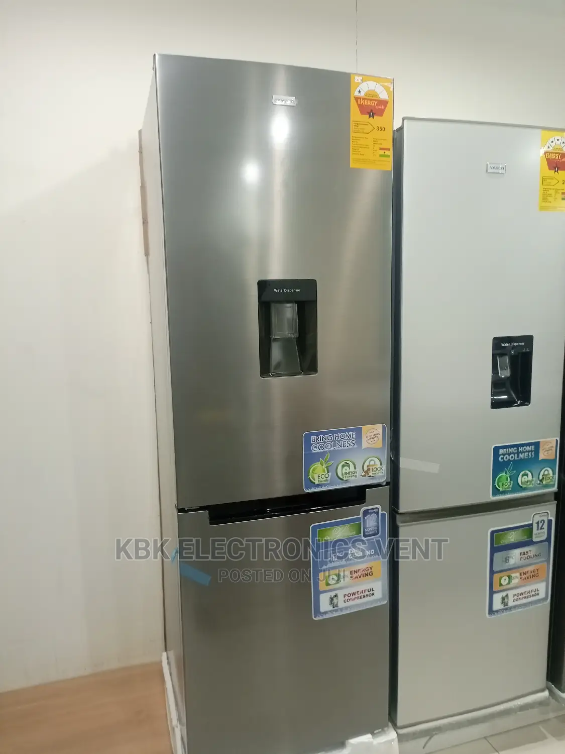 Nasco 320liter Double Door Fridge Water Dispenser