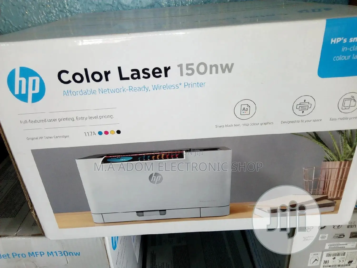 HP Colour Laser 150nw Wireless Printer (Only Print)