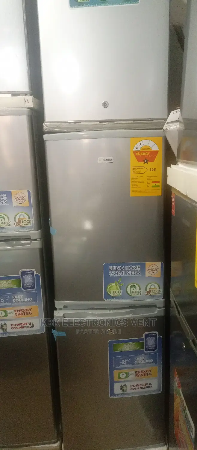 Nasco 140ltr Double Door Refrigerator