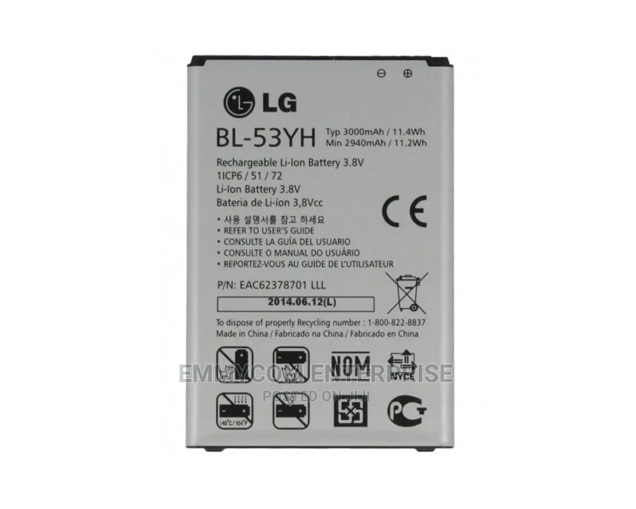 Original Lg G3 Battery