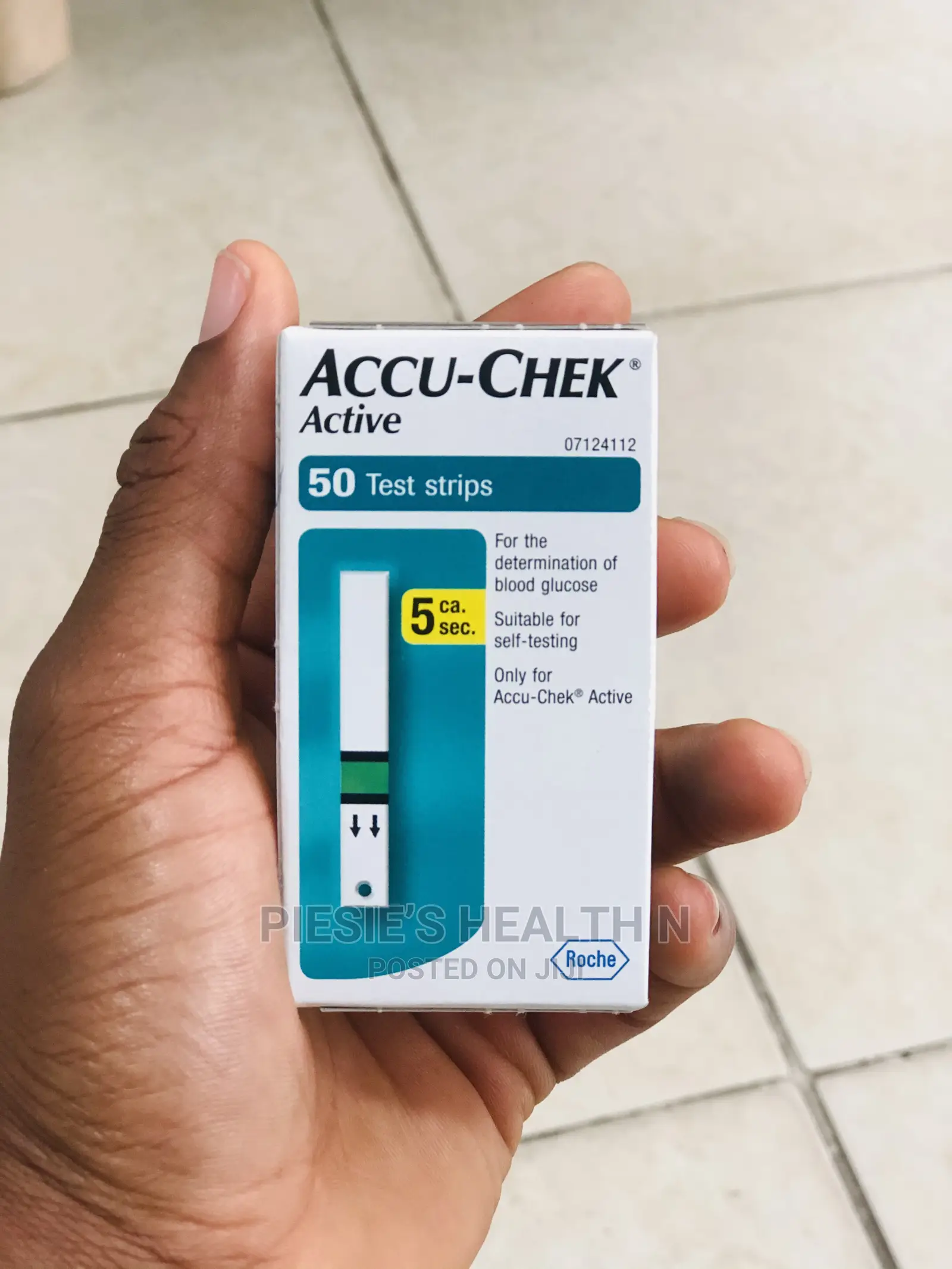 Glucometer Machine +Strips (Accu-Chek)