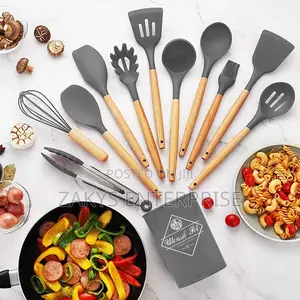 Silicon Complete Kitchen Laddles Set
