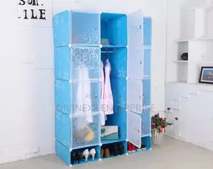 12 Cubes Plastic Wardrobe