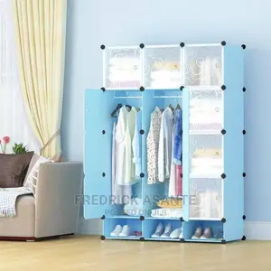 12 Cubes Plastic Wardrobe