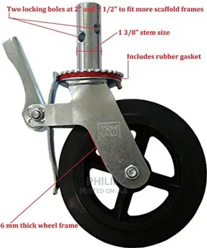 Photo - Scaffold 8 Inches Caster Wheels
