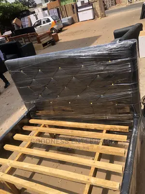 Foreign Leather Bed Frame