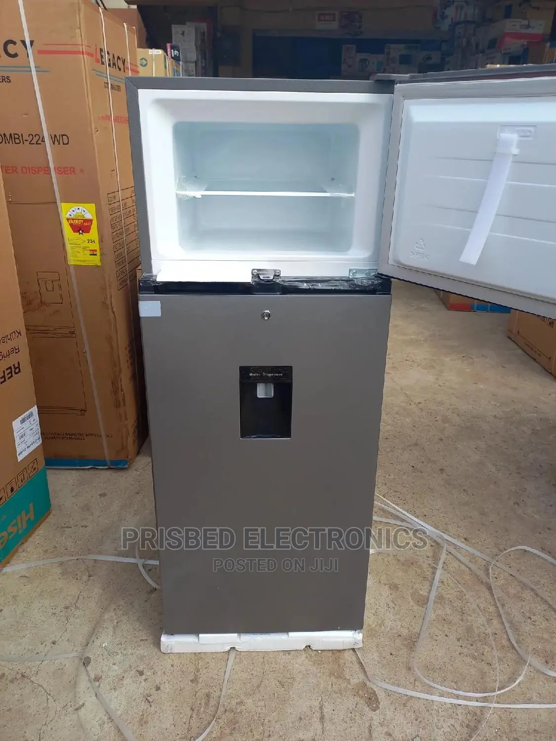 Hisense Double Door Fridge 202 Litres With Dispenser