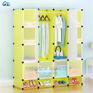 16 Cubes Plastic Wardrobe