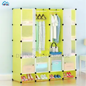 16 Cubes Plastic Wardrobe