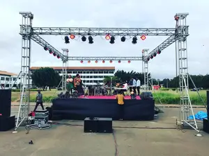 Rent Stage With Trusses+Sound System Set